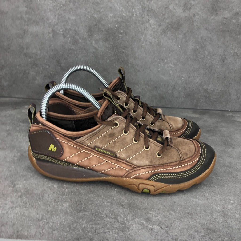 Merrell Mimosa Leather Lace Up Shoe Sneaker, Cocoa Brown, Women's 7